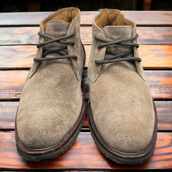 JOHNSTON & MURPHY Copeland Brown Suede Leather Crepe Chukka Boots Mens 13 Fast main image 12